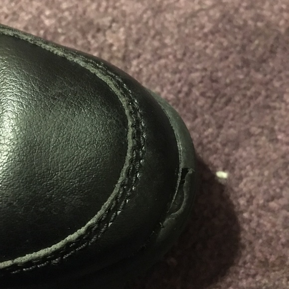 Black leather hush puppies jace - Picture 2 of 5